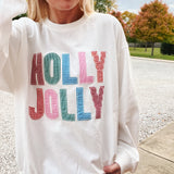 Holly Jolly Oversized Sweatshirt