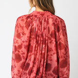 Pink Red Grace Floral Shirt