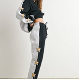 Color Block Star Sweatpants