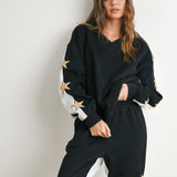 Round Neck Sweatshirt with Star