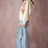Vintage Flower Patch Hoodie