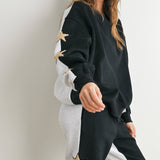 Round Neck Sweatshirt with Star