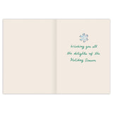 Vintage Motifs Merry Christmas Holiday Card