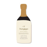 Happy Couple Champagne Bottle Greeting Card