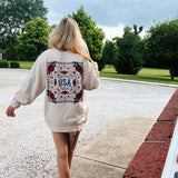 USA Bandana Crewneck