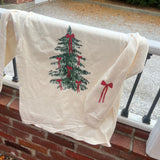 Bow Sleeve Tree Long Sleeve