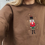 Nutcracker Embroidered Sweatshirt
