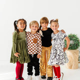 Gingerman Check Henley Top