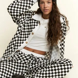 Checkered Boxer Pants