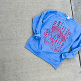 The Liberty Crewneck (Blue & Red)
