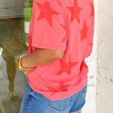 Red Star Printed Tee