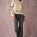 Western Paisley Floral Sweatshirt