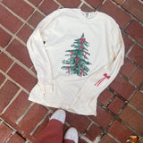 Bow Sleeve Tree Long Sleeve