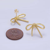 Gold Filled Bow Studs