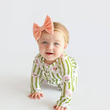 Meadow Stripes Dream Ruffle Romper
