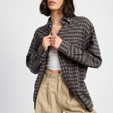 Oversized Plaid Shirt