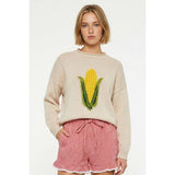 Shell Corn Pullover Sweater