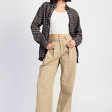 Oversized Plaid Shirt