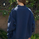 Lucky & Mallard Mock-Neck Sweatshirt