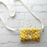 Yellow Mini Floral Kids Crossbody Bag