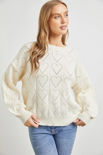 Knit Heart Sweater