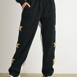 Color Block Star Sweatpants