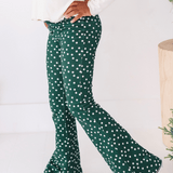 Evergreen Dottie Flares