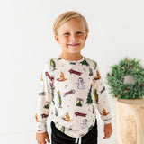 Retro Grinch Bamboo Long Sleeve Shirt