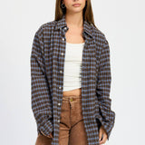 Oversized Plaid Shirt