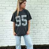 Varsity Number Tee (you pick color & number)