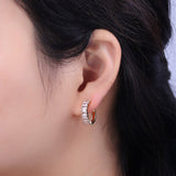 Gold Filled Mini Cz Hoop