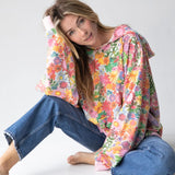 Rainbow Floral Hoodie