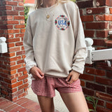 USA Bandana Crewneck