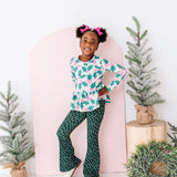 Evergreen Dottie Flares