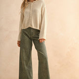 Light Weight Button Front Cardigan