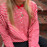 Mini Striped Piper Cardigan