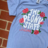 The Peony State Washed Denim T-Shirt