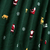 Santa Small Ribbed Zipper