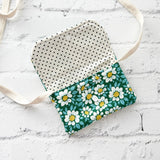 Teal Daisy Kids Crossbody Bag