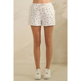 Heather Grey Star All Over Print Shorts