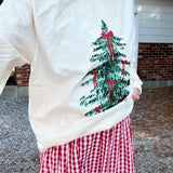 Bow Sleeve Tree Long Sleeve