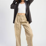 Oversized Plaid Shirt