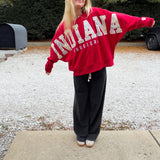 Appliqué Indiana University Crewneck