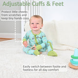 Golf A Round Baby Bamboo 2 Way Zipper Baby Romper