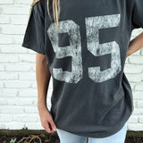 Varsity Number Tee (you pick color & number)
