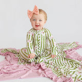 Meadow Stripes Dream Ruffle Romper