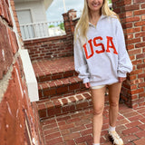 Big Red USA 1/4 Zip