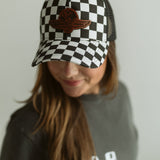 IMS Wings Checkered Flatbill Hat (adult & kids)