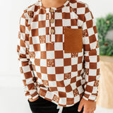 Gingerman Check Henley Top