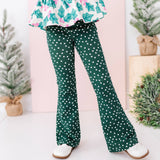 Evergreen Dottie Flares